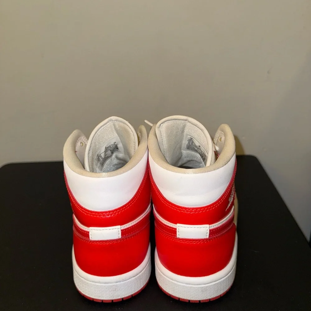 Nike Air Jordan 1 Mid Habanero Red - Picture 3 of 4